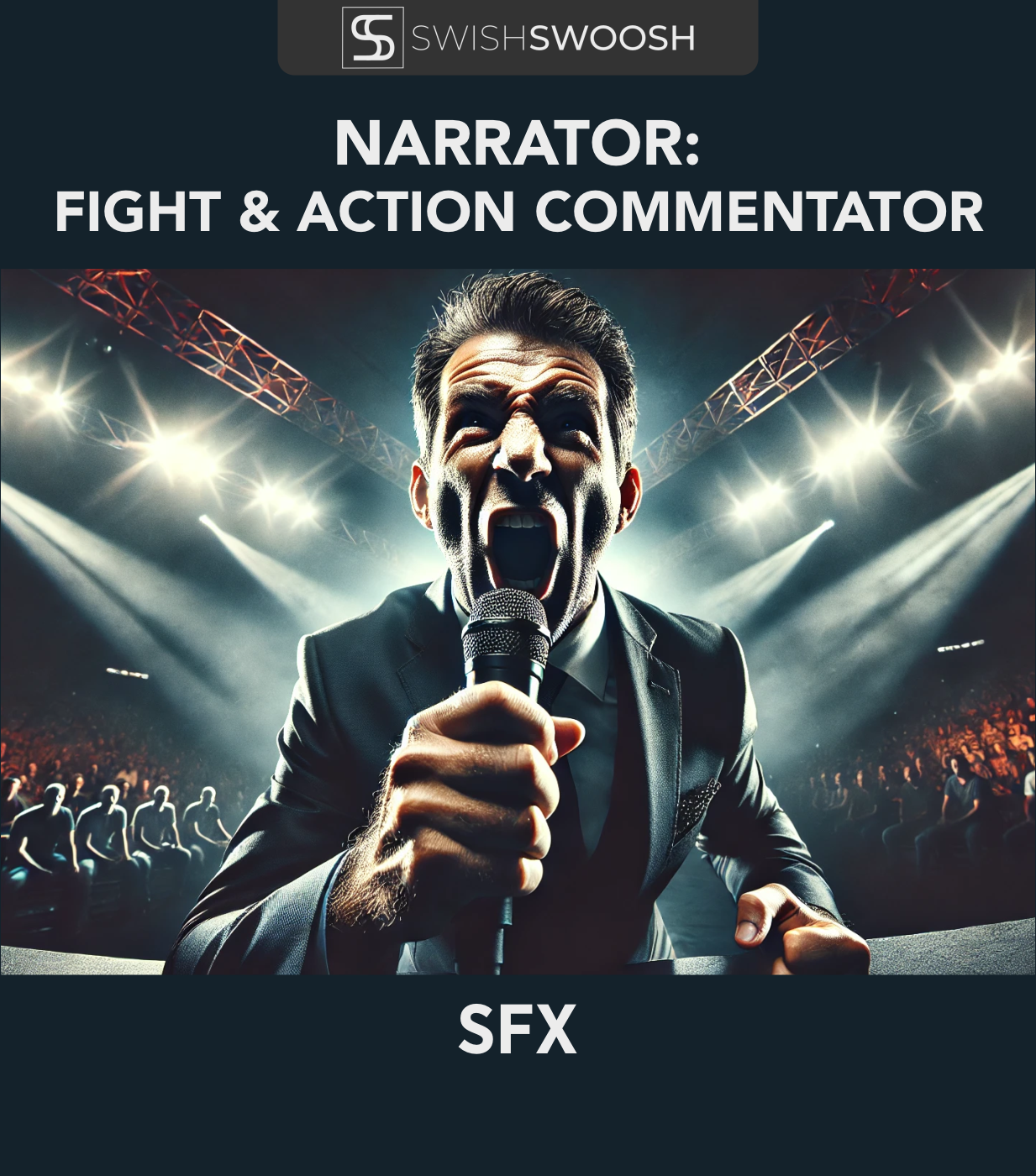 Narrator:Fight and Action Commentator Pack